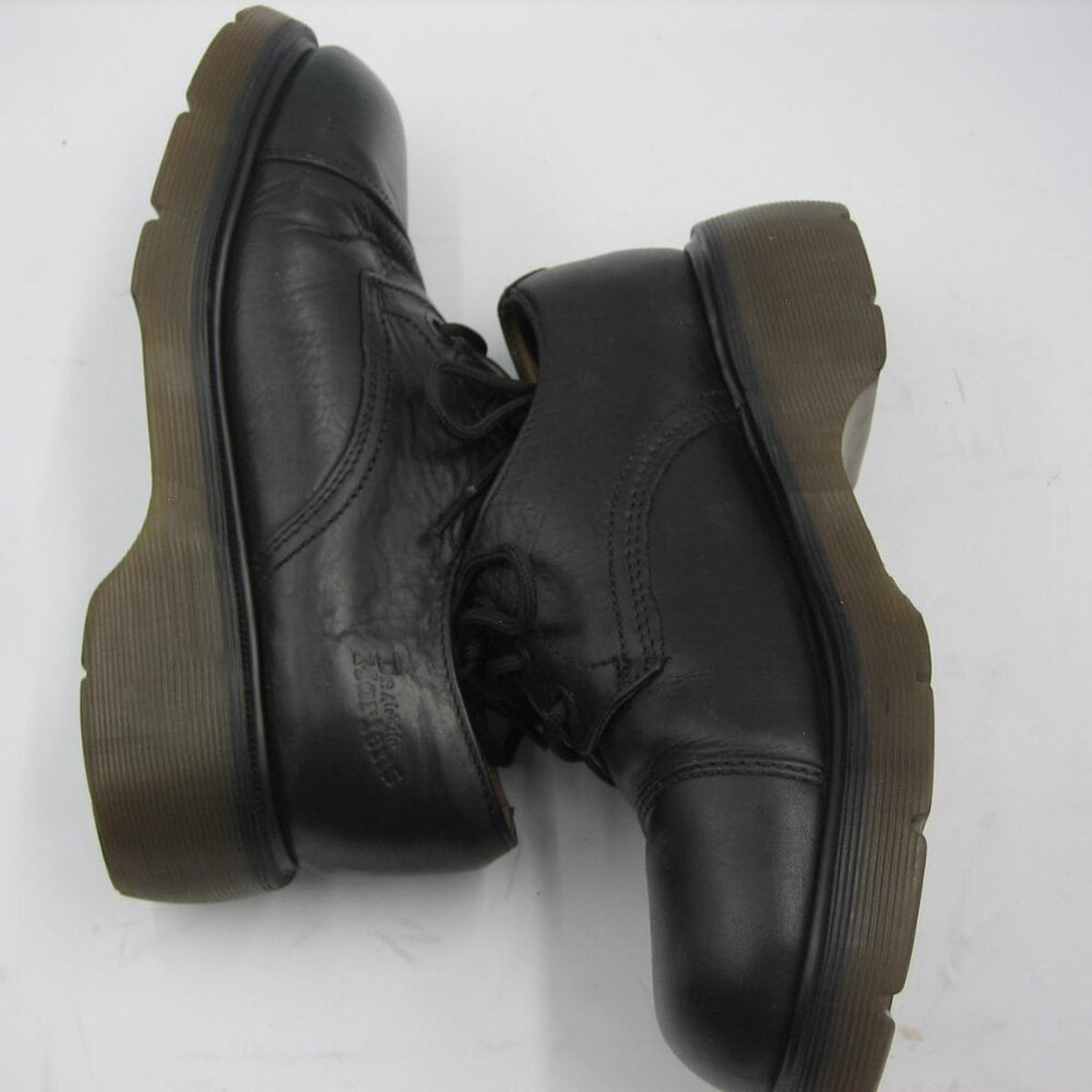 Dr. Martens Vintage Black Leather  Derby Oxford 8309 England Women’s UK 6  US 8 - Picture 8 of 13